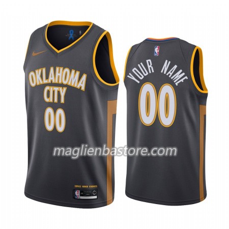 Maglia NBA Oklahoma City Thunder Personalizzate Nike 2019-20 City Edition Swingman - Uomo